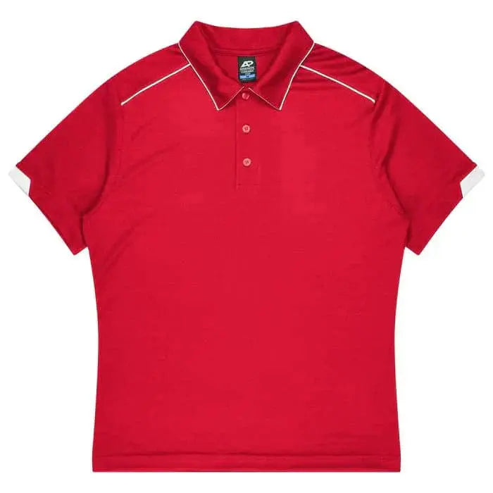 Aussie Pacific Currumbin Kids Polo Shirt 3320 Aussie Pacific RED/WHITE 4